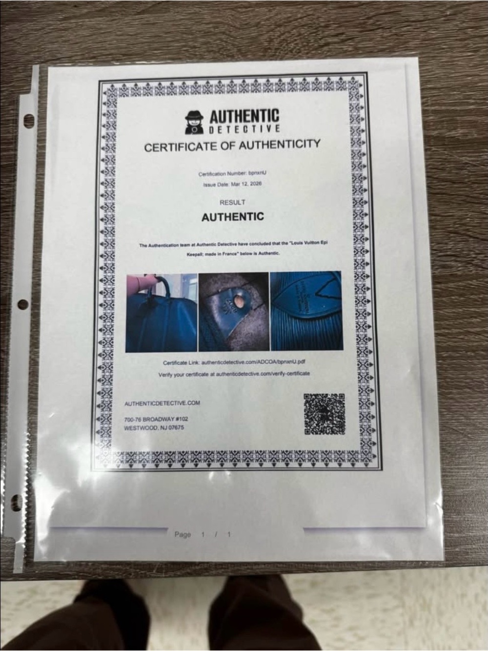 Louis Vuitton Epi Leather Duffel Bag with Certificate of Authenticity - Picture 2 of 14